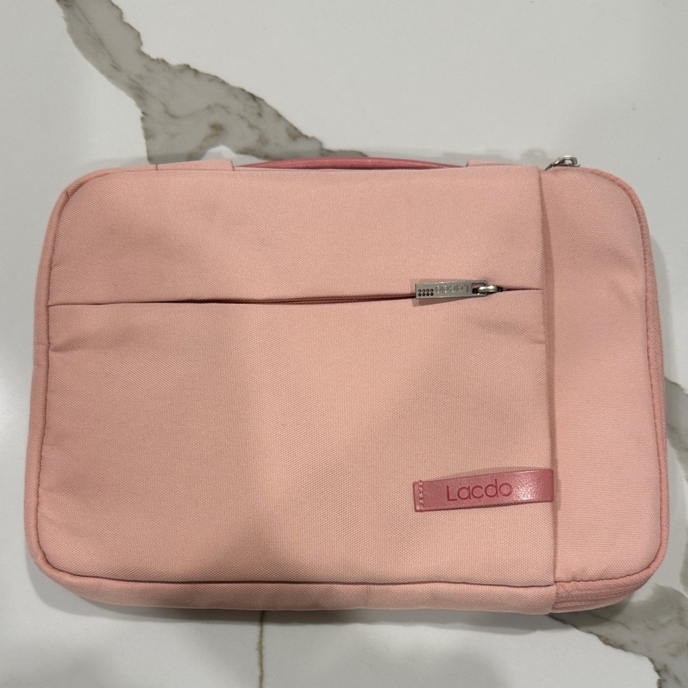 Lacdo Light Pink Laptop or Chromebook Sleeve 8x12